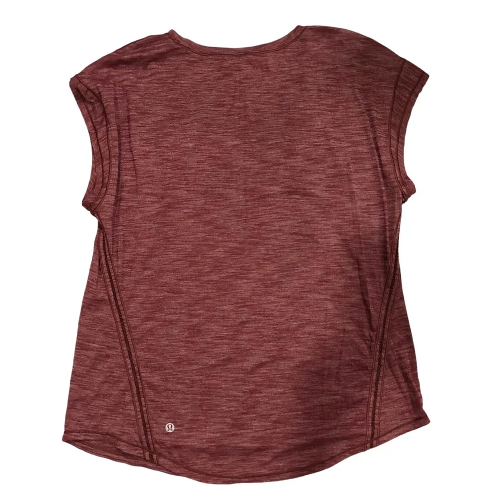 Lululemon Lost In Pace Short Sleeve Sleeve T-Shirt Size 10 - Picture 6 of 11